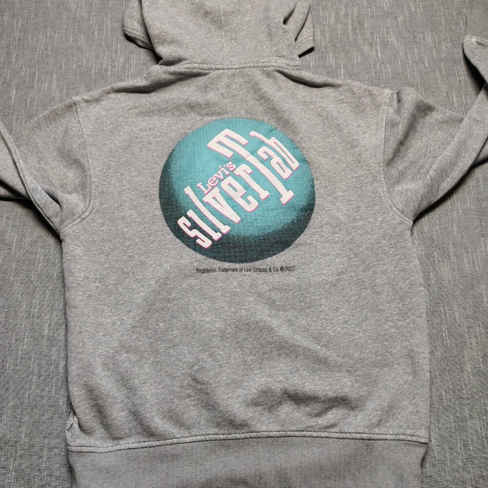 Levis SilverTab Jeans Mens Hoodie Sweatshirt Pullover Size Small 2022